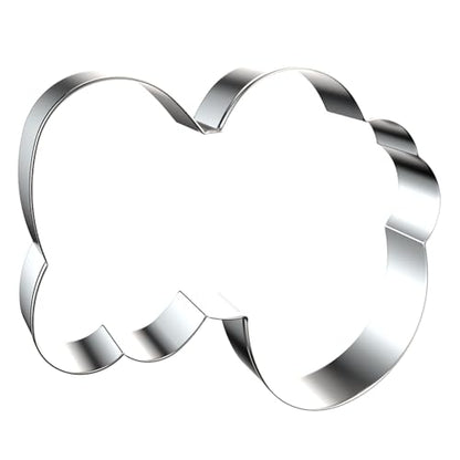 Baby Word Cookie Cutter Set - 5 inch, 4 inch, 3 inch, 2 inch - 4 Piece Script Cursive “baby” Cookie Cutters Shapes Molds - Stainless Steel - color: Baby Word