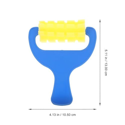 Abaodam Sponge Brush Roller 12-Pack Kids Paint Sponge Brushes for Creative Drawing Watercolor Acrylic Oil Painting Art Supplies