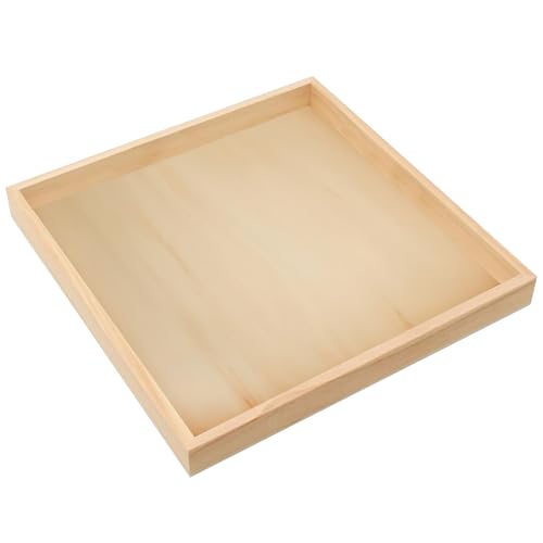 Wood Canvas Panel Cradled 12 x 12 inch, Pack of 6 Blank Framed Wood Signs for Painting, Shadow Box, & Tray Crafts, by Woodpeckers - size: 12 x 12 inch