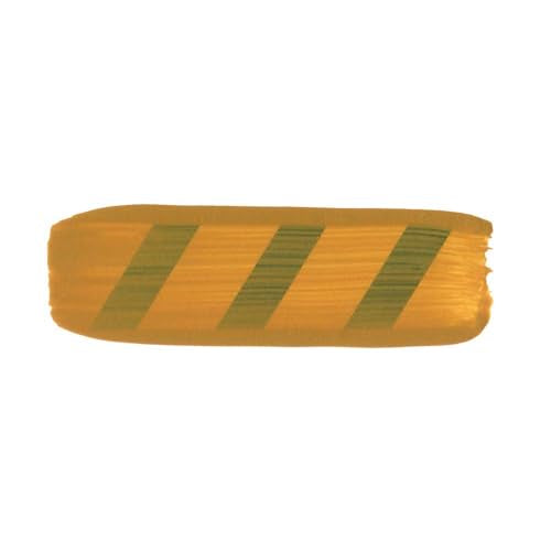 GOLDEN Fluid Acrylics, Yellow Ochre, 16 fl. oz. Bottle, Professional Acrylic Paint, Semi-Opaque