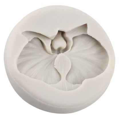 Flower Polymer Clay Molds Orchid Flower Silicone Mold for DIY Crafts Epoxy Resin Casting Air Dry Polymer Clay Plaster Jewelry Making - color: Style L