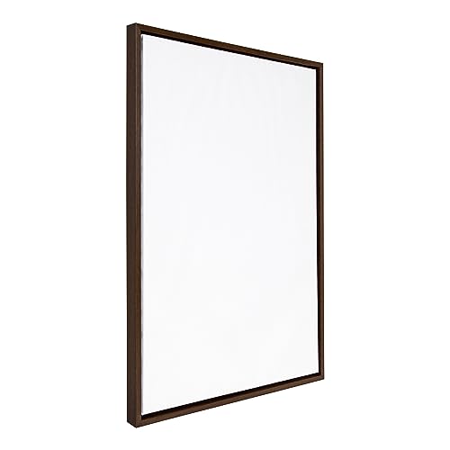Kate and Laurel Sylvie Blank Framed Canvas Wall Art, 18x40, Premium Modern Empty Canvas for Paint-Your-Own Art, Gold Framing - color: Brown, size: 23"L x 33"W