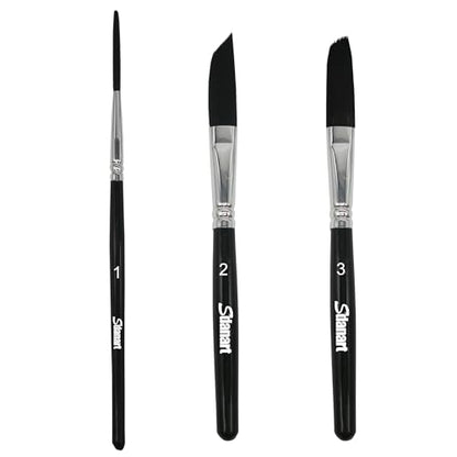 Pinstriping Brush 3 pcs High Performance Striping Brushes,Sdanart Long Liner Brush,Script Liner Brush,Sword Brush, Scroll Brushes, Professional Art Paintbrushes Paint Brushes