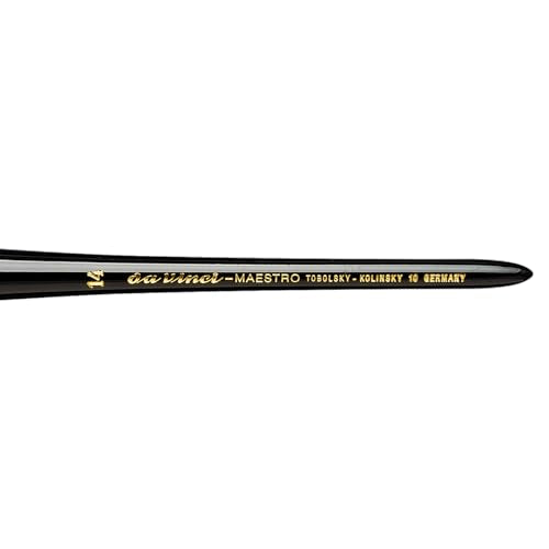 da Vinci Watercolor Series 10 Maestro Paint Brush, Round Kolinsky Red Sable, Size 14 - size: Size 14, style: Round Series 10