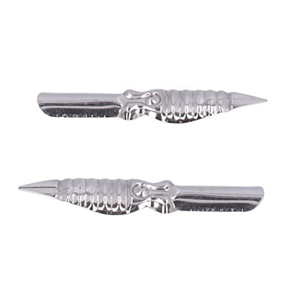 Pssopp 10PCS Calligraphy Pen Nib Oblique Calligraphy Dip Pen Set Comic Pen Nib Replacement Nibs for Writing Painting Signing[B5*10] Pens - color: B5*10