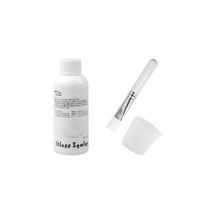 Eco-Friendly Acrylic Gloss Sealer Varnish - Fading & Water Resistance - Fast Drying for Concrete Gypsum Plaster (4oz) - color: 4oz