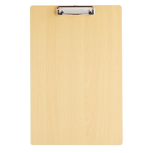 Paper Junkie Extra-Large Legal-Size Wooden Clipboard - Clipboard, Retractable Hook - Surface for Drawing Wooden Board - Multi-Orientation Legal Paper Support - 2-Pack,11.5 x 17.4 in