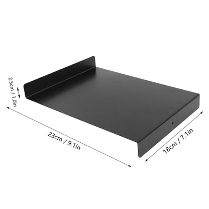 TOPINCN Bench Hook Inking Plate Block Printing Supplies Linocut Tools Woodcut Printing 9.1x7.1x1.0in Iron Material with Screw Hole for Secure Carving and Inking