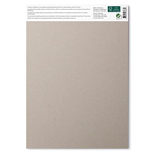 Winsor & Newton, Marker Paper, Bleedproof, A4, 50 Sheets, White, 75g/20lb