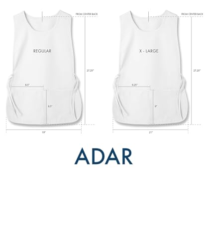 Adar Universal Cobbler Apron 3 Pack - Unisex Cobbler Apron - color: Navy, size: X-Large