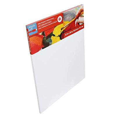 Artist's Loft Level 2 Gallery Wrapped Traditional Canvas, 12 Pack - size: 22" x 28"