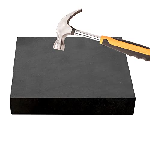 CHENTEC Rubber Bench Block Jeweler's Rubber Bench Block Rubber Stamping Block 6"x 6" (15CM x 15CM) - color: Rubber Block, size: 6" x 6"(15cmx15cm)