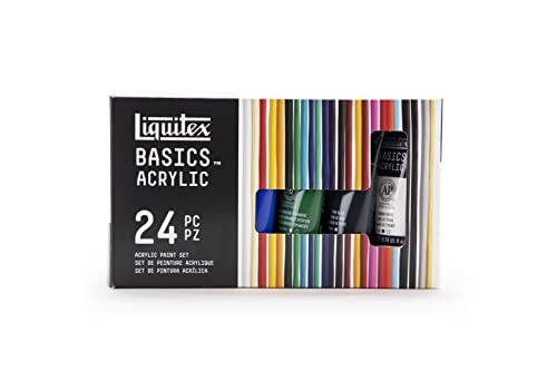 Liquitex BASICS Acrylic Paint Set, 24 x 22ml (0.74-oz) Tube Paint Set - style: 24 x 22ml (0.74-oz)
