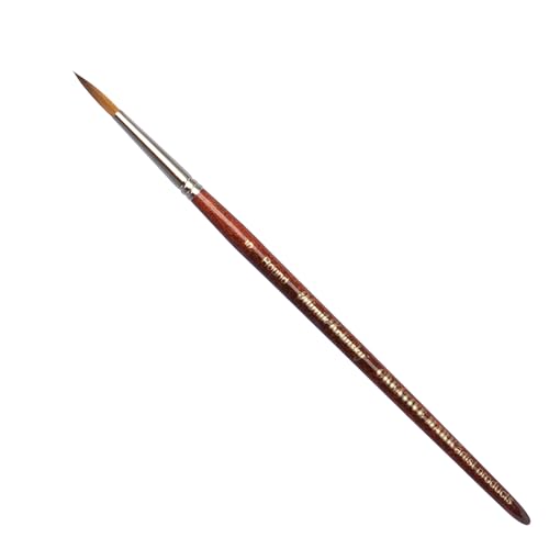 Creative Mark Mimik Kolinsky Watercolor Brush - # 5 Round - Short Handle Synthetic Paint Brush - Handmade in Germany - Synthetic Sable Paint Brushes for Professional Artists - Animal-Friendly - size: 5