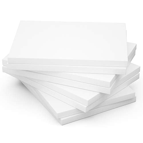 GOTIDEAL Stretched Canvas, 9x12 Inch Set of 8, Primed White - 100% Cotton Artist Canvas Boards for Painting, Acrylic Pouring, Oil Paint Dry & Wet Art Media - color: White, size: 9"x12"