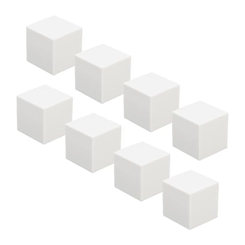 18 Pcs Rubber Carving Blocks for Stamps, Soft NonScrape Linoleum Block for Scrapbooking, 3x3x3cm Stamp Making Kit for DIY Crafts, Wedding Decor, and Album Art
