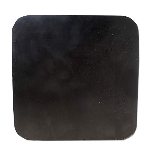 The Beadsmith Rubber Dapping Block, 4 x 4 x 1 inches, Jewelers Tool for Jewelry and Stamping