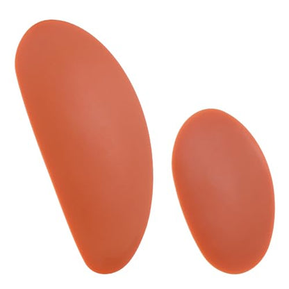 HARFINGTON 2pcs Pottery Ribs Soft Silicone Rubber Clay Ceramic Sculpting Tools for Finishing Shaping and Smoothing Removing Finger Marks Small & Large - size: Small & Large