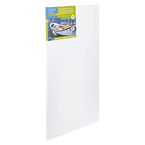 Artist's Loft Level 3 Gallery Wrapped Heavy Duty Canvas, 6 Pack - size: 24\ x 48\