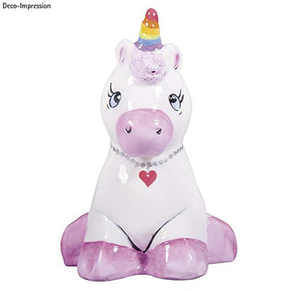 Rayher 34436000 Latex Rubber Mould for Casting with Plaster, Concrete and Soap, Reusable Craft Mould, Unicorn Design, 8 x 11 cm - style: Unicorn