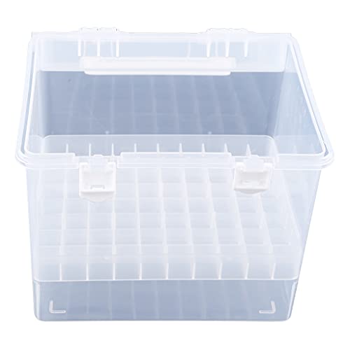 80 Slots Marker Pen Organizer Clear Plastic Carrying for Case Handheld Storage Box Waterproof for Paint Pens s Mar Plastic