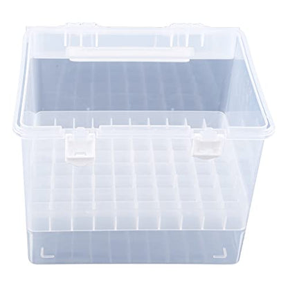 80 Slots Marker Pen Organizer Clear Plastic Carrying for Case Handheld Storage Box Waterproof for Paint Pens s Mar Plastic