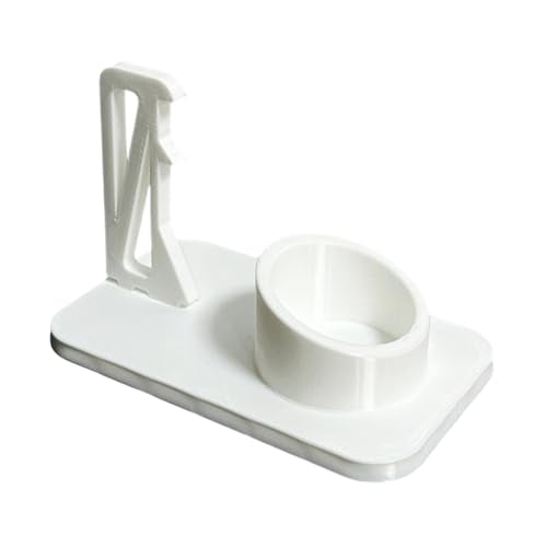 Paint Storage Rack Paint Holder for Miniature Models with Brush Drying Rack and Secure Bottle Slot Organizers - color: White