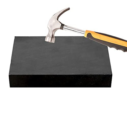 CHENTEC Rubber Bench Block Jeweler's Rubber Bench Block Rubber Stamping Block 4"x6" (10CM x 15CM) - color: Rubber Block, size: 4" x 6"(10cmx15cm)