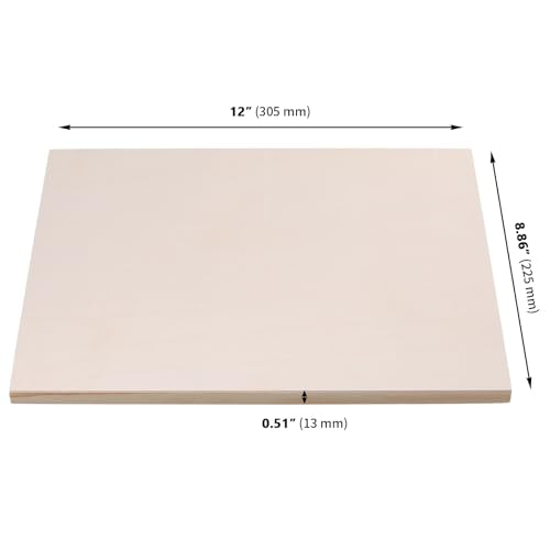 15 PCS 9x12 Inch Wood Canvas, Rectanglar Painting Canvas Board, Unfinished Wooden Panel Boards for Painting, Pouring Art Projects, DIY Craft - size: 9x12 Inch