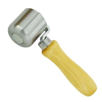 Steel Seam Roller for PVC TPO EPDM Roofing Vinyl Decking 2inch Professional Heavy Steel Heavy Application Rolling Wheel Roller (1)