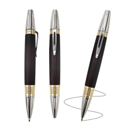 Dr. Metalleung Smooth - Writing Gel Pen: Click Mechanism Stainless Steel Retractable EDC Lightweight Pen - Refillable, Ideal for Precise Note - taking & Gifts - style: French