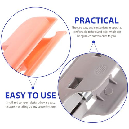 LALAFINA 6pcs Diamond Art Clips Plastic DIY Sealing Clamp Food Snack Storage Seal Clips for DIY Crafts, Large