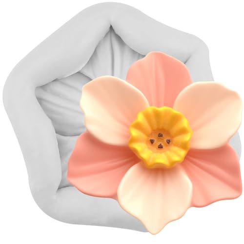 Flower Polymer Clay Mold Flower Silicone Molds for DIY Crafts Epoxy Resin Casting Air Dry Polymer Clay Plaster Jewelry Making - color: Style N