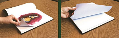 Crescent Cardboard 12-00018 32-Sheet Rendr No Show Thru Drawing Pad, 11 by 14-Inch