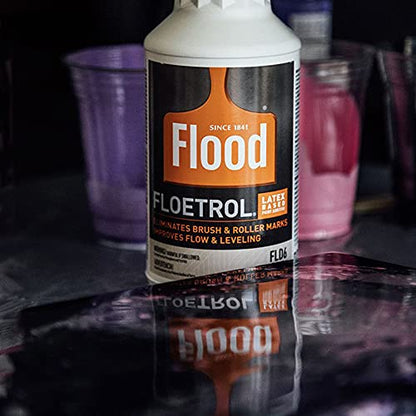 Floetrol Pouring Medium for Acrylic Paint | 1 Quart Bottles (2-Pack) | Flood Flotrol Additive | 20 Pixiss Wood Mixing Sticks Pouring Bundle