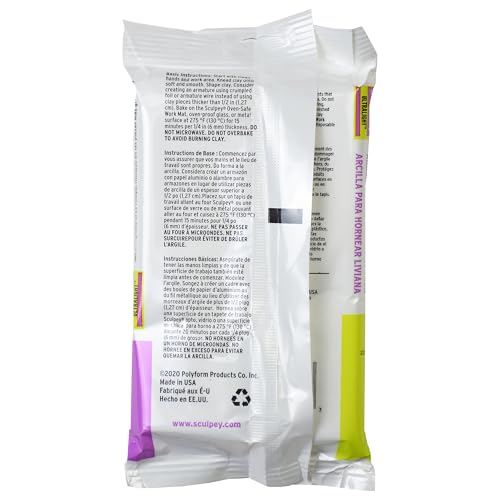 Polyform Super Sculpey Ultralight White, Lightweight, Non Toxic. Soft, Sculpting Modeling Polymer clay, Oven-bake clay, 8 oz bar. Great for all advanced sculptors, artists and cosplayers.