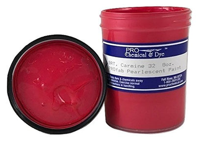 Pearlescent Textile Paint 8 oz. (Carmine) - color: Carmine