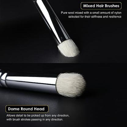 GACDR Dry Brush Miniature Painting, 5 Sizes Drybrush Set for Miniature 40k Citadel Model Paint,Hobby Detail Paint Brushes