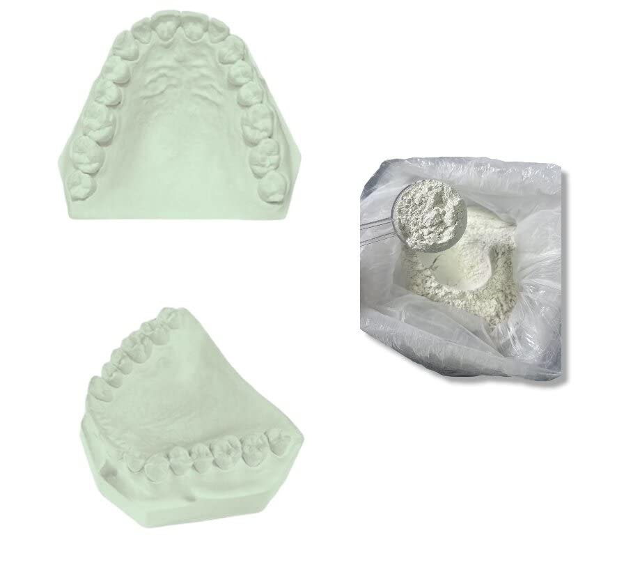5 LB. Dental Lab Stone Type IV Green Gypsum Type - All Purpose Strong Compound - 5 Pound Sealable Bag with Plastic Scoop Included - Used in Dental Laboratory, Jewelers, Arts and Crafts