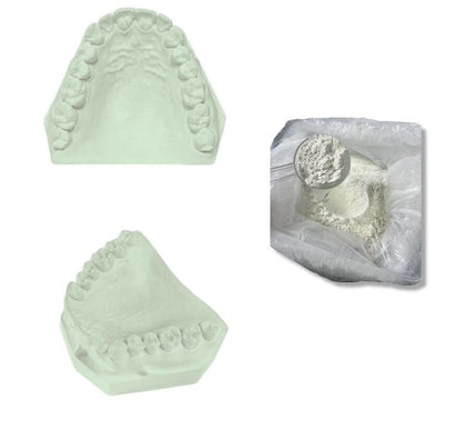 5 LB. Dental Lab Stone Type IV Green Gypsum Type - All Purpose Strong Compound - 5 Pound Sealable Bag with Plastic Scoop Included - Used in Dental Laboratory, Jewelers, Arts and Crafts