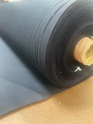 Sedona Designz Black Cotton Duck Canvas 12oz - 62" Wide Fabric by The Yard - Heavy Duty, Durable for Upholstery, Crafts, and Home Décor - color: Black, size: 1 Yard