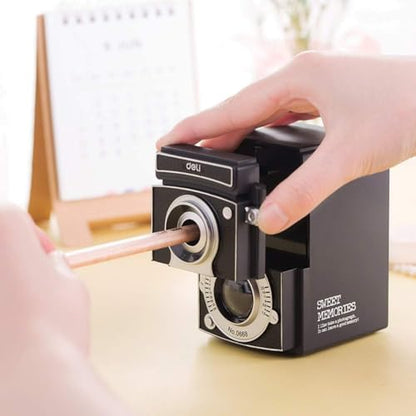Manual Pencil Sharpener, School Pencil Sharpener, Helical Steel Blade, Not Easy to Break, for School/Home/Office/Woodworking/Engineering Drawing/Art Drawing Sketching