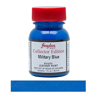 Angelus Collector Leather Paint 1 oz Military Blue - color: Military Blue