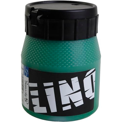 Block Printing Ink Green 250ml - color: Green
