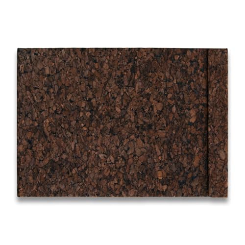 Magnetic Cork Hardcover Drawing Pad – 9x12 in (A4) Ultra-Smooth Thick Marker Paper 150 GSM for Pen & Ink, Fineliner, 70 Tear-Out Sheets, Screw-Post Binding, Artist Sketchbook (Dark Cork) - color: Dark Cork, size: A4 (9x12)
