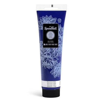 Speedball Water-Soluble Block Printing Ink, 5-Ounce Tube (Process Cyan) - color: Process Cyan, size: 5 fl oz