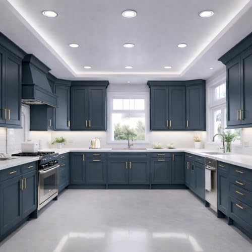 ALL-IN-ONE Paint by Heirloom Traditions, Bermuda (Blue Gray), 8oz Sample - Durable cabinet and furniture paint. Built in primer and top coat, no sanding needed. Includes our 30 featured color card. - color: Bermuda, size: 8 Fl Oz (Pack of 1)