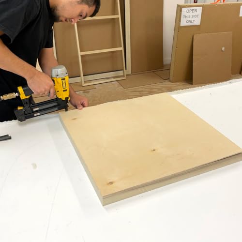 (Pack of 2) 34x34 Inch Unfinished Best Wood Panel for Painting, Square Cradled Canvas Board with Art Carrying Case, 2 Inch Deep Stretcher Bar for Acrylic Oil Mix Media Painting Pouring