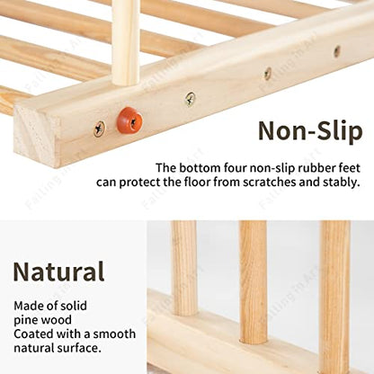 Falling in Art Small Wooden Art Storage Rack - Canvas Drying Stand for Artworks, Frames, Canvases, Drawing Boards, Prints, Panels, Paintings Display - size: Small