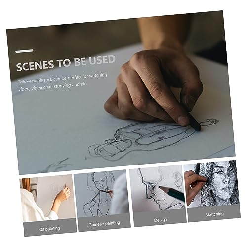 6pcs Professional Art Charcoal Compressed Sticks Drawing Set Medium Vine Charcoal Pencils Sketching Supplies for Artists Students